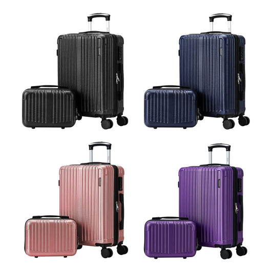 Mazam 2PCS Luggage Suitcase Trolley Set Travel Carry On TSA Lock Hard Case