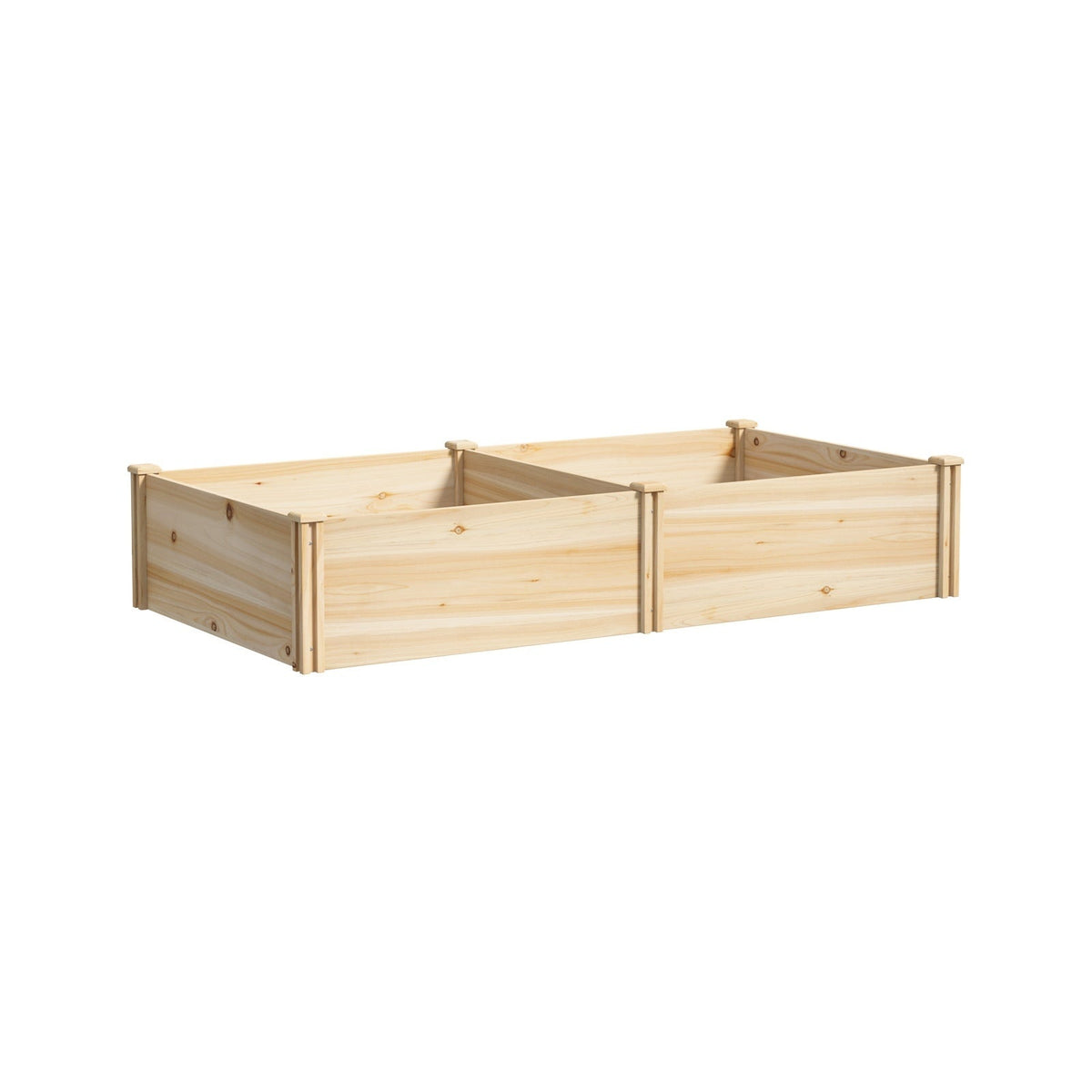 Livsip Garden Bed 160x80x30cm Raised Wooden Planter Box Container Growing Plant
