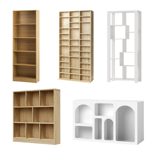 Oikiture Bookshelf Display shelves Unit Bookcase Book Cube Storage Stand Rack