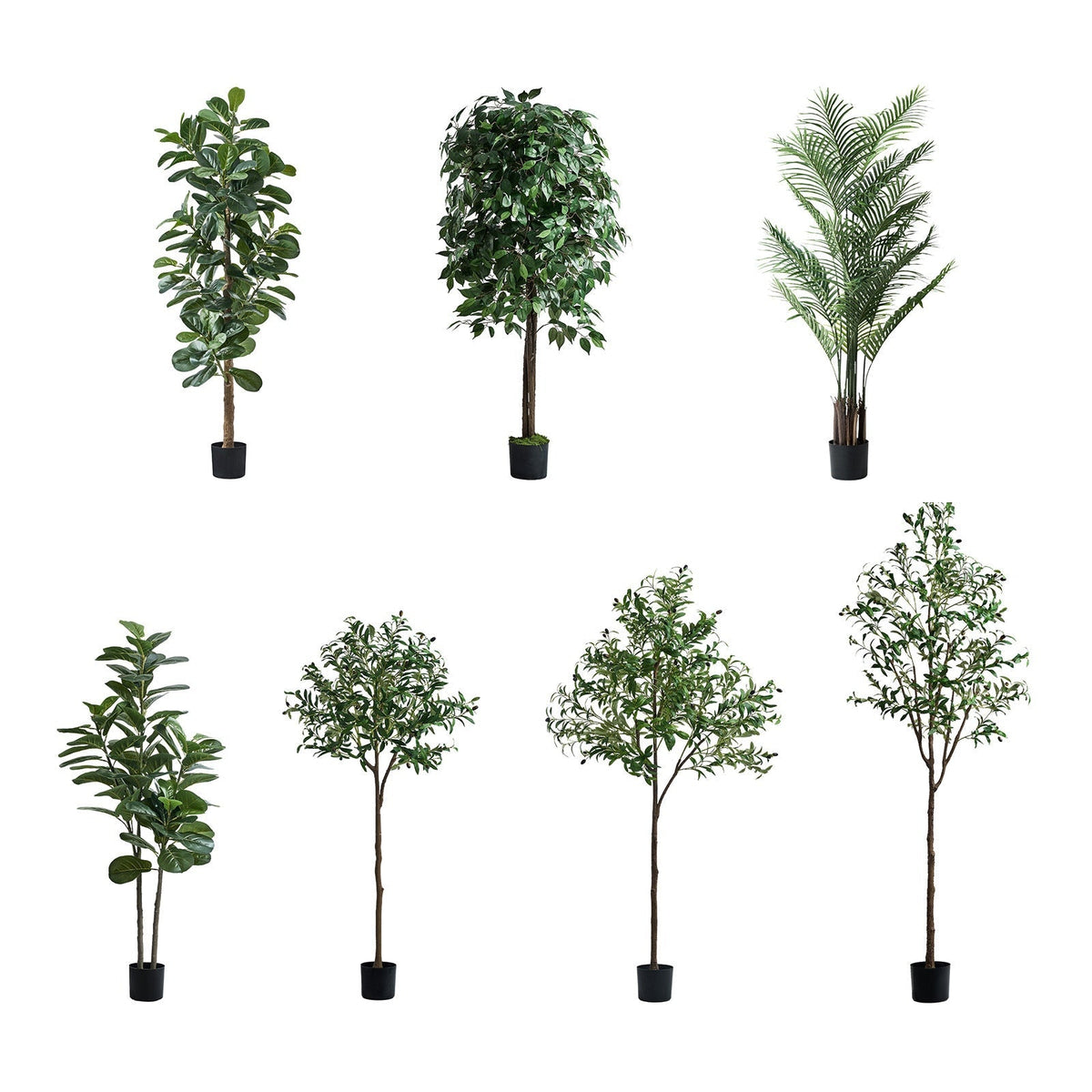 Livsip 150-210cm Artificial Potted Plants Lifelike Fake Tree Home Garden Decor