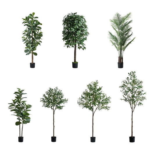 Livsip 150-210cm Artificial Potted Plants Lifelike Fake Tree Home Garden Decor