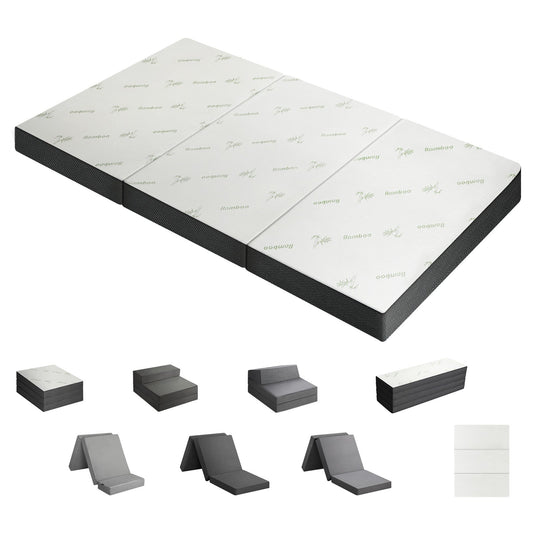 Bedra Folding Mattress Foldable Bed 3 4 Fold Sleeping Floor Mat Camping Cushion