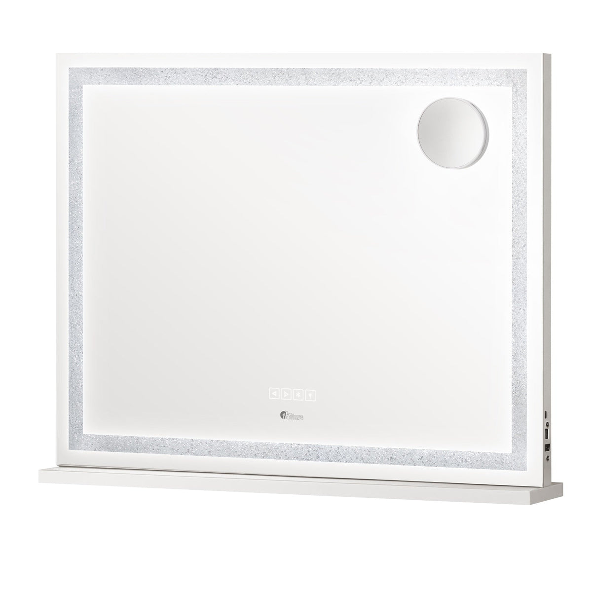 Oikiture Hollywood Mirrors Makeup Magnifying Mirror Bluetooth with LED Lights
