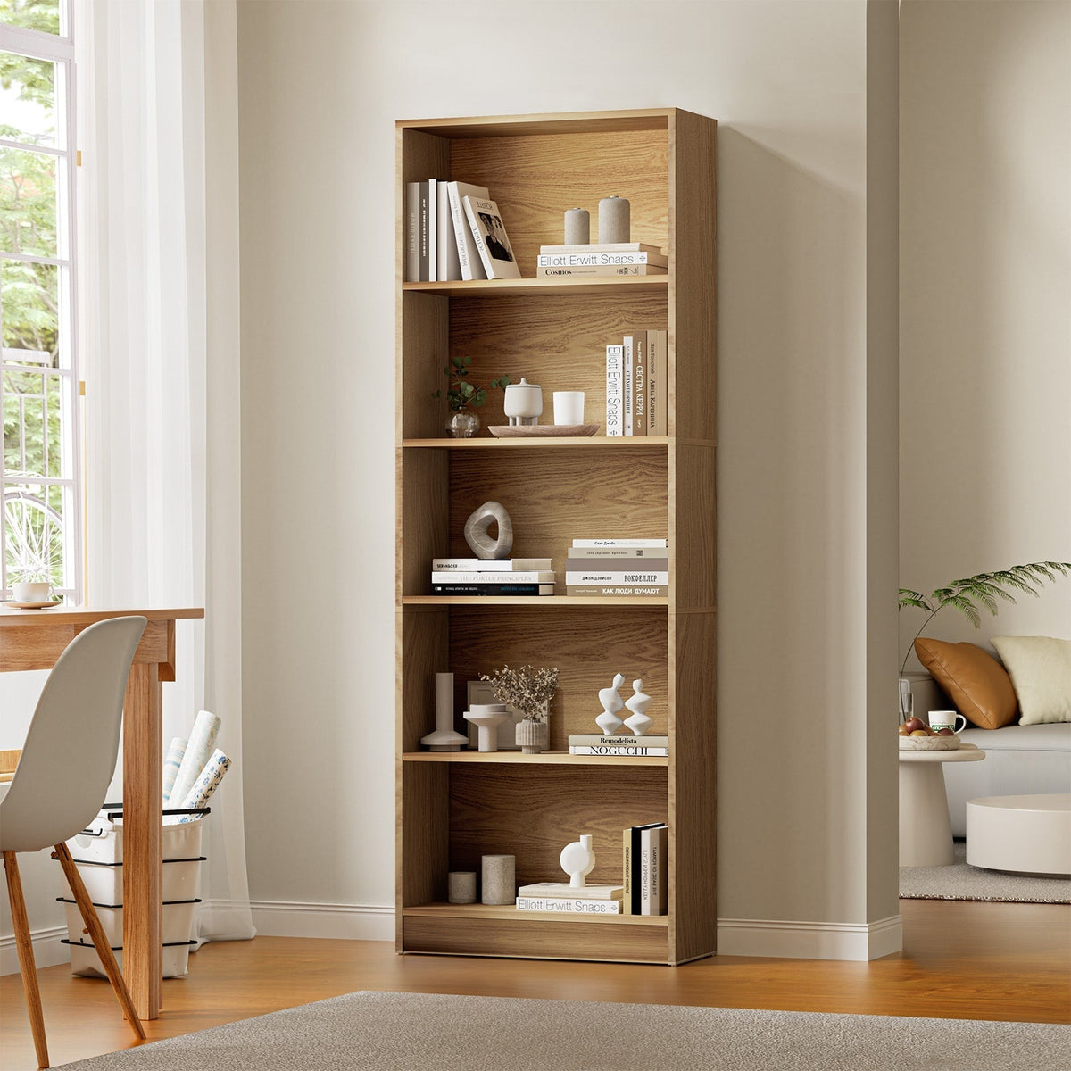 Oikiture Bookshelf Display shelves Unit Bookcase Book Cube Storage Stand Rack