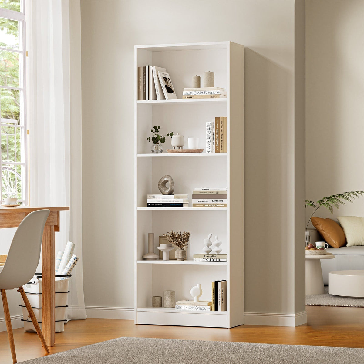 Oikiture Bookshelf Display shelves Unit Bookcase Book Cube Storage Stand Rack