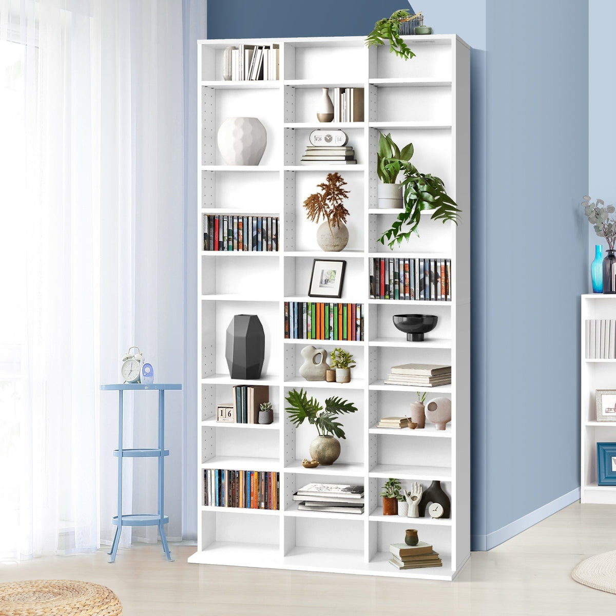 Oikiture Bookshelf Display shelves Unit Bookcase Book Cube Storage Stand Rack