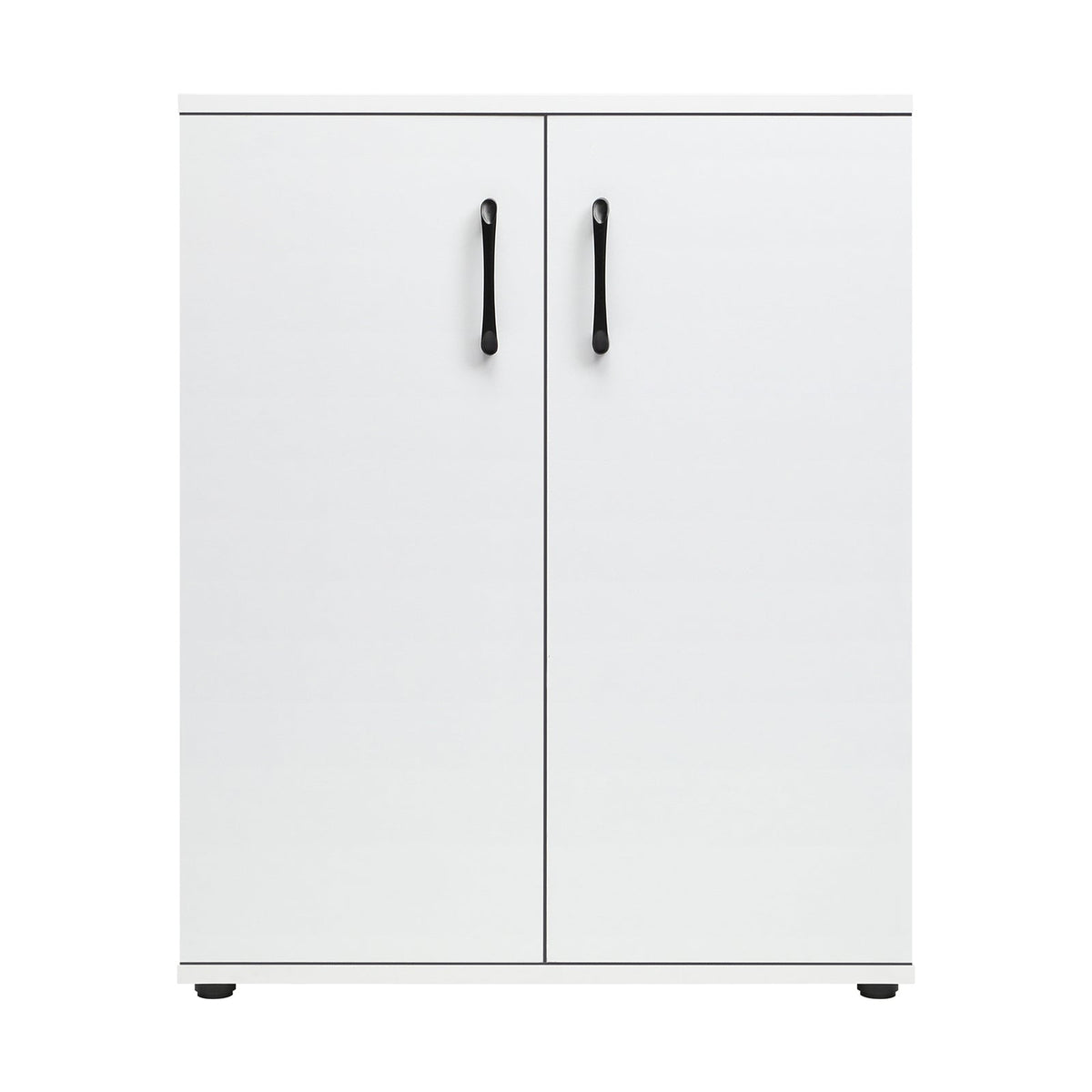Oikiture Storage Cabinet Bathroom Cabinet Freestanding Cupboard Organiser White