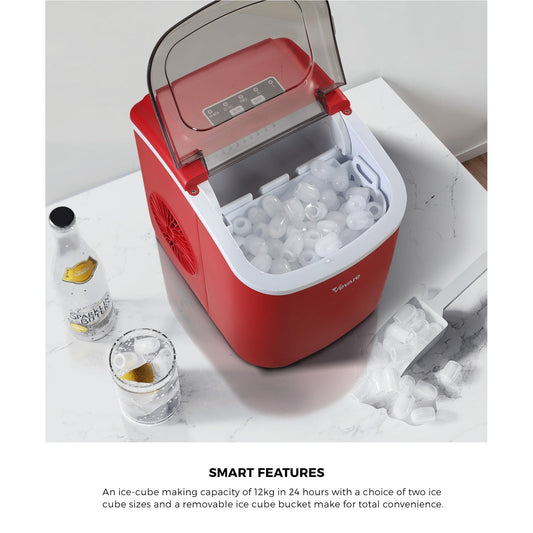 Vevare Portable Ice Maker Machine Ice Cube Tray 12kg Bar Countertop