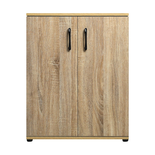 Oikiture Storage Cabinet Bathroom Cabinet Freestanding Cupboard Organiser Wooden