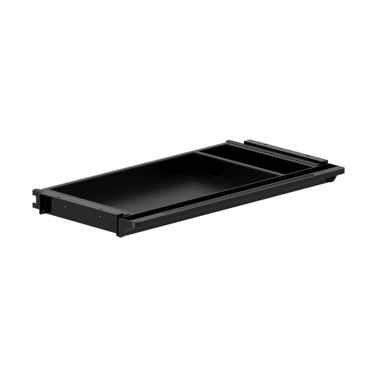 Oikiture Under Desk Drawer Pull-Out Drawer Sliding Tray Storage Organizer Black