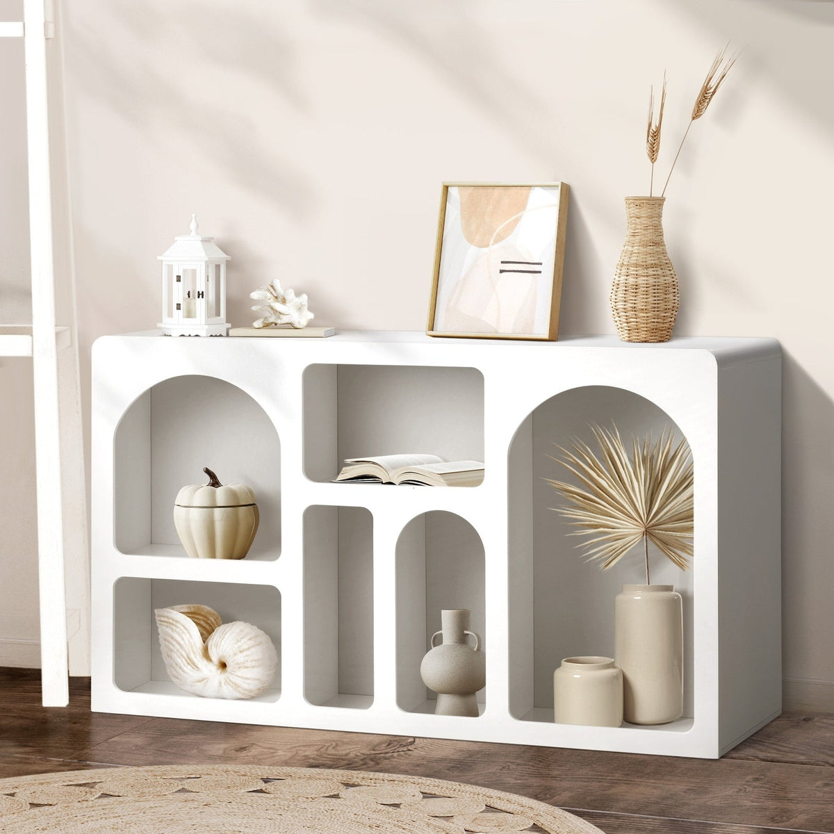 Oikiture Bookshelf Display shelves Unit Bookcase Book Cube Storage Stand Rack