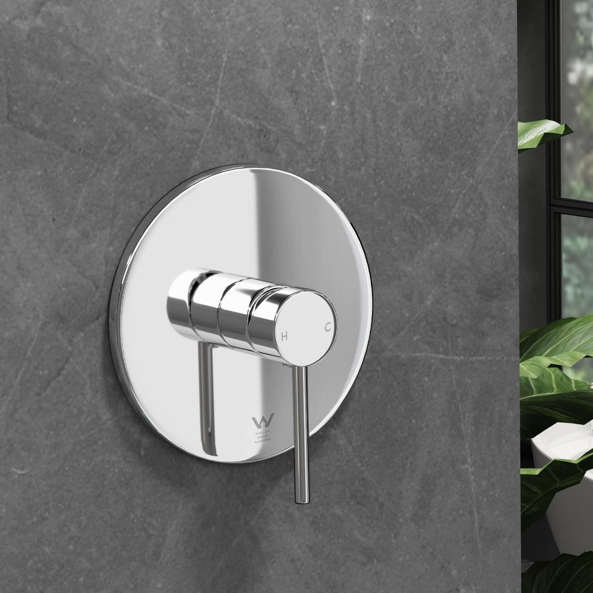 Welba 10" Shower Head Set Square Round Handheld With Shower Mixer Tap Combo WELS