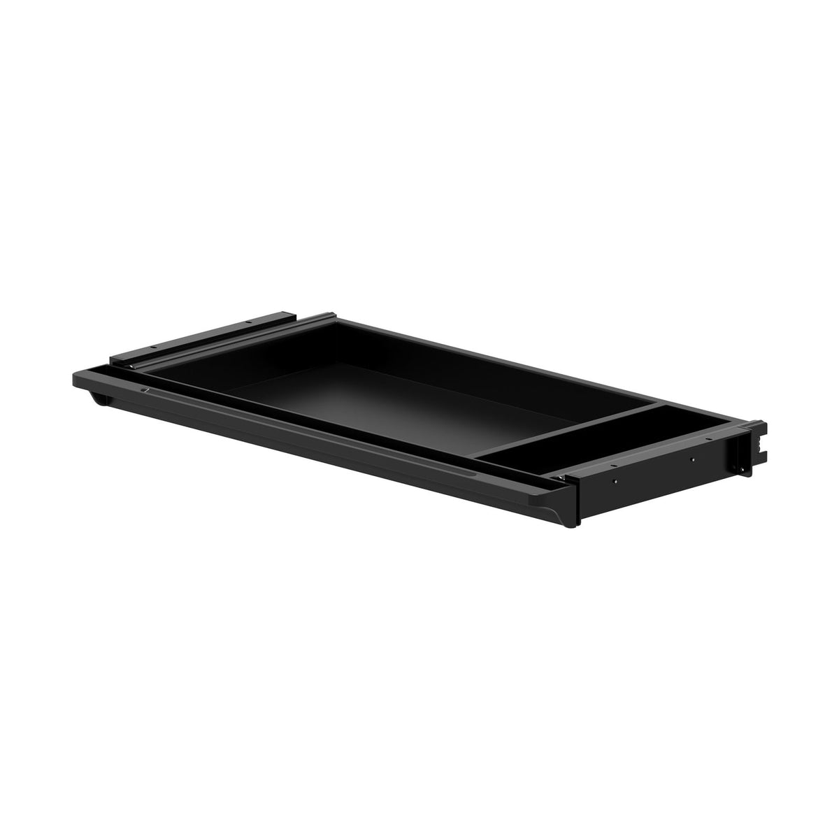 Oikiture Under Desk Drawer Pull-Out Drawer Sliding Tray Storage Organizer Black