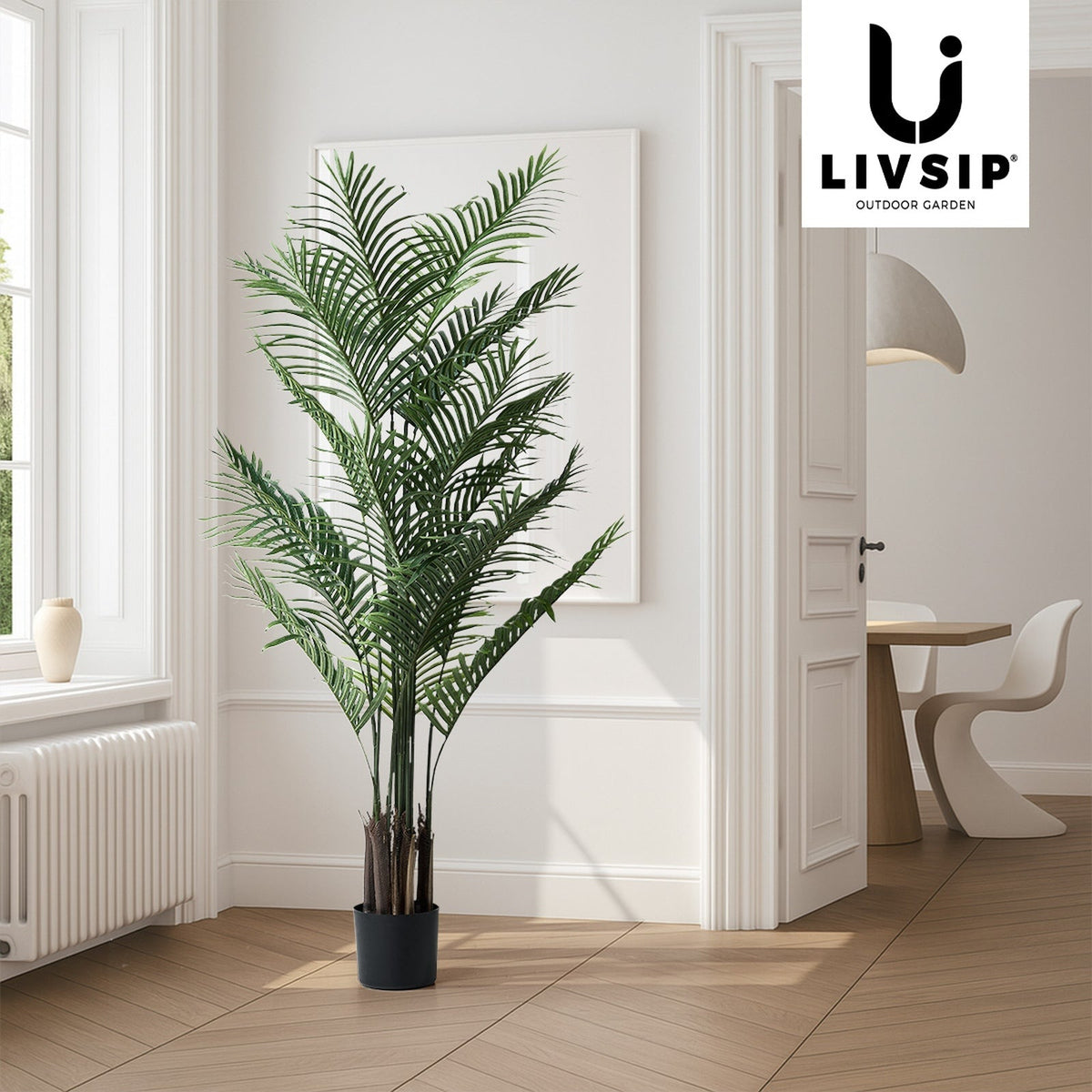 Livsip 150-210cm Artificial Potted Plants Lifelike Fake Tree Home Garden Decor