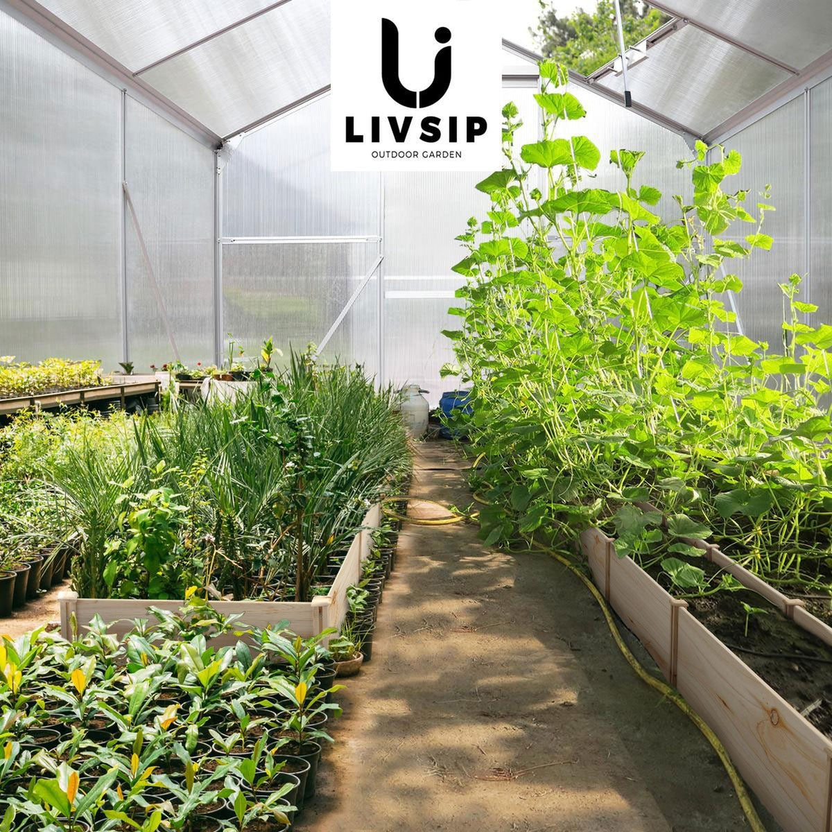 Livsip Garden Bed 160x80x30cm Raised Wooden Planter Box Container Growing Plant