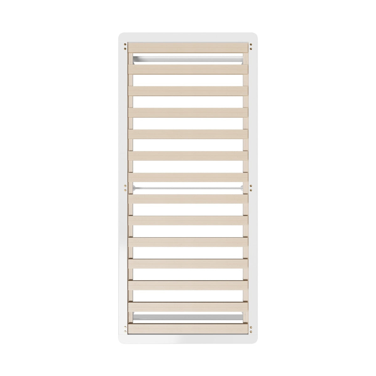 Oikiture Wooden Bed Frame Base Platform Pine Timber King Single Size Beds White