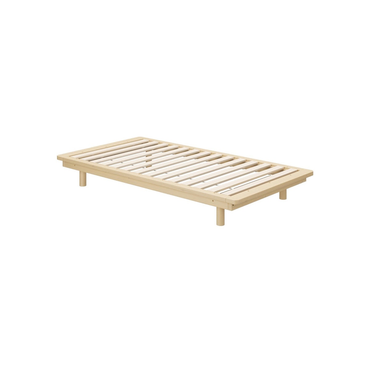 Oikiture Bed Frame Single Size Wooden Bed Base Timber Floating Beds