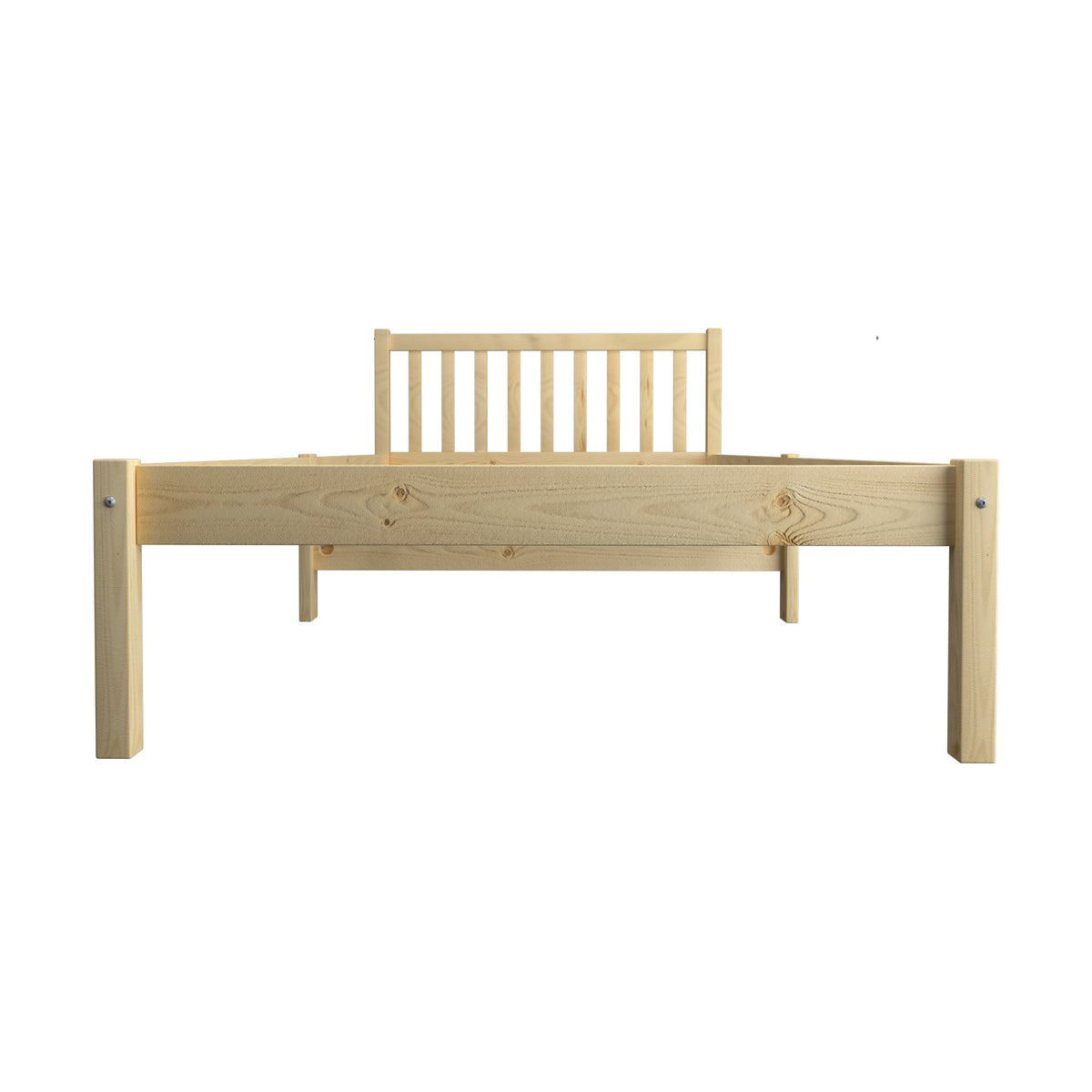 Oikiture Bed Frame Queen Double King Single Wooden Mattress Base Wood Headboard