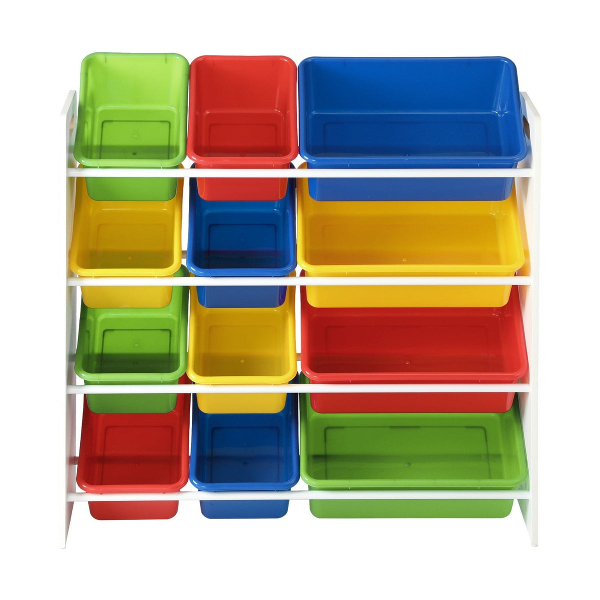 Oikiture Kids Toy Box Organiser Display Shelf Storage Rack Drawer