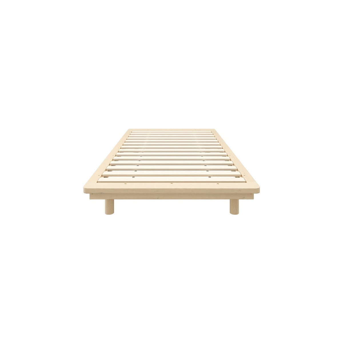 Oikiture Bed Frame Single Size Wooden Bed Base Timber Floating Beds
