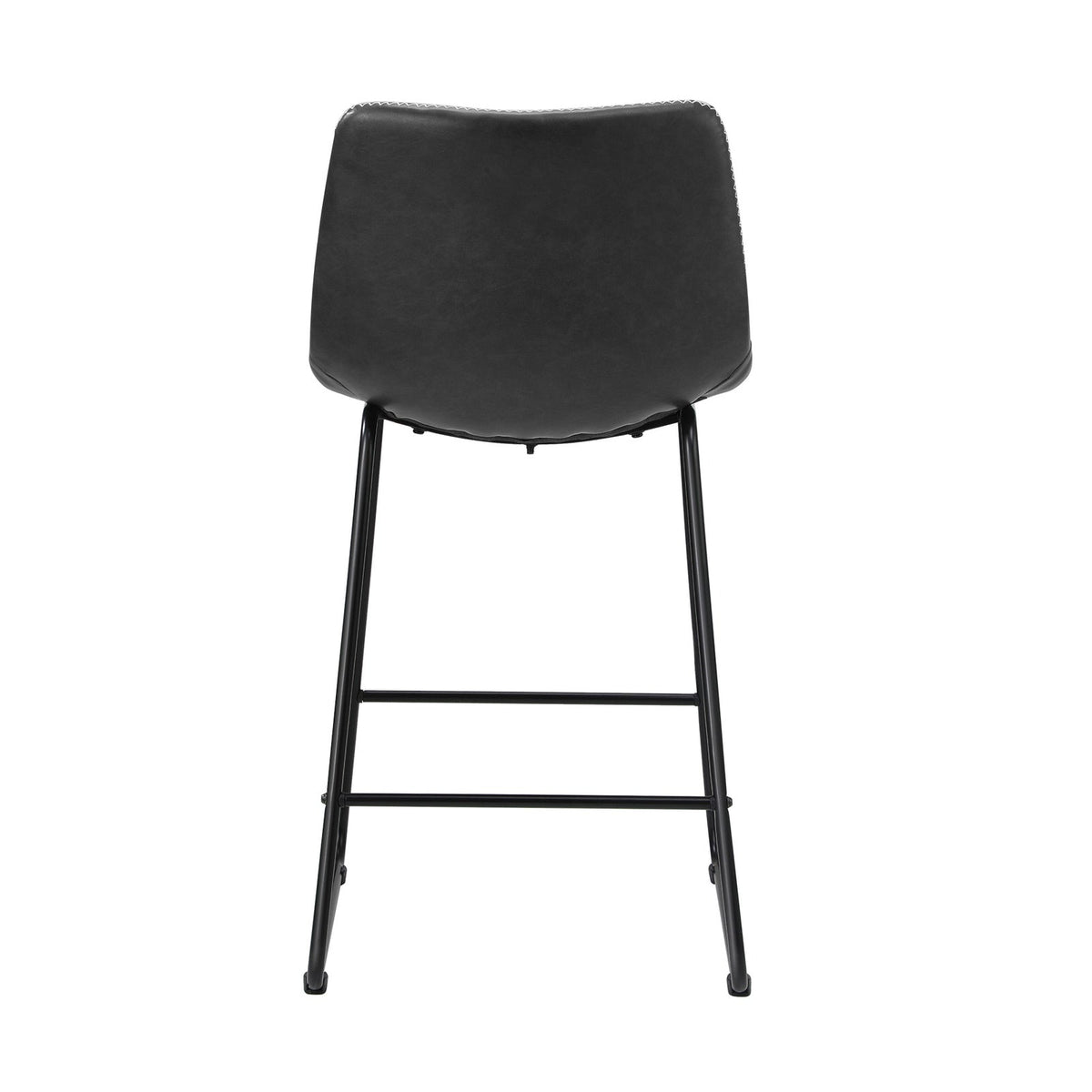 Oikiture 2x Bar Stools Steel Stool Modern Kitchen Dining Furniture Set Grey