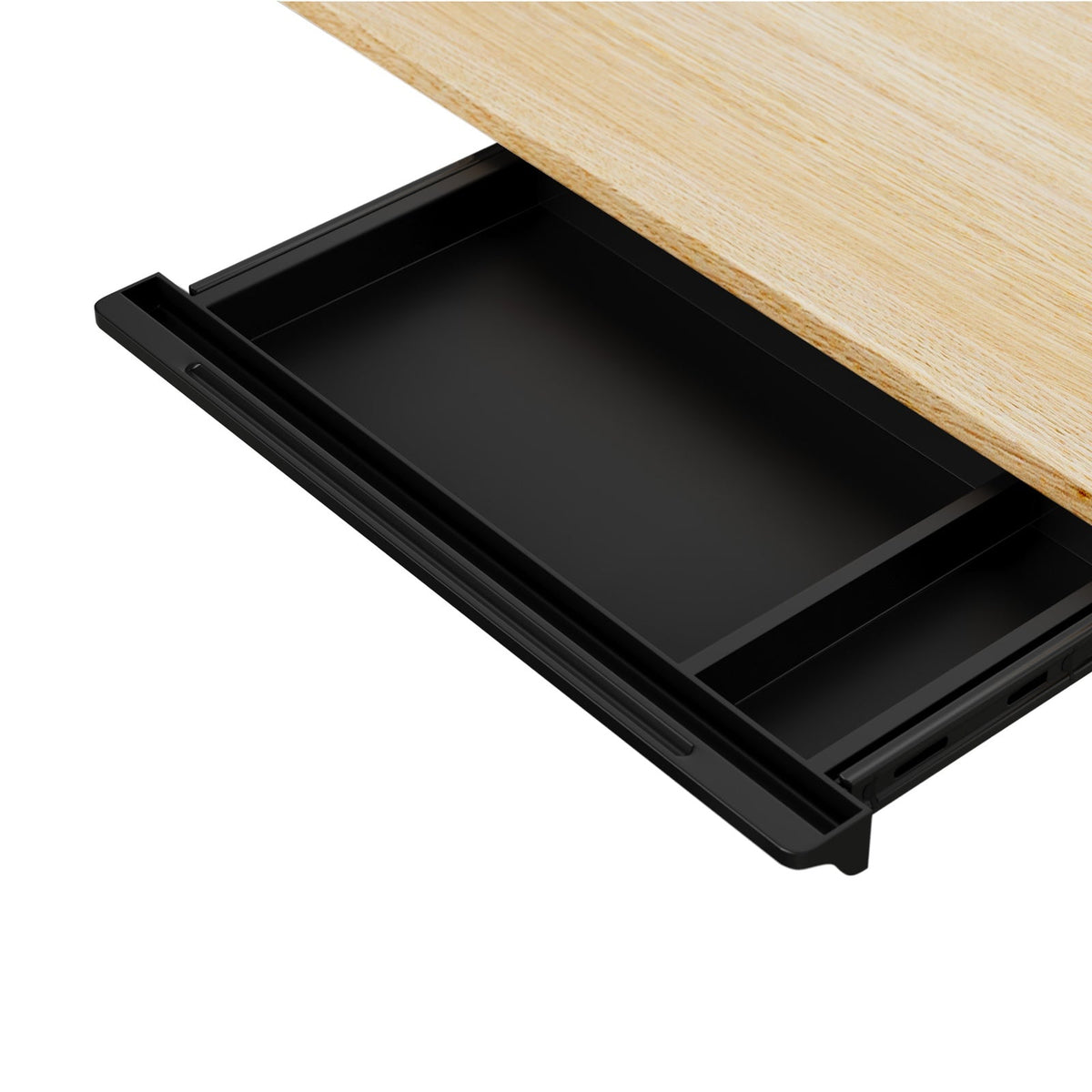 Oikiture Under Desk Drawer Pull-Out Drawer Sliding Tray Storage Organizer Black