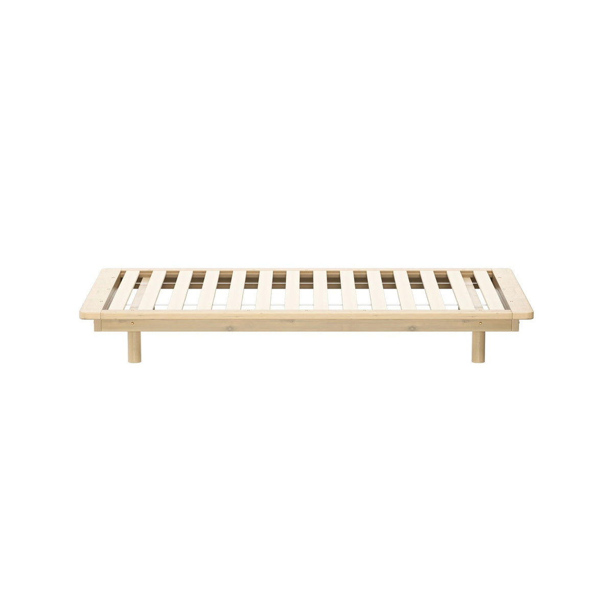 Oikiture Bed Frame Single Size Wooden Bed Base Timber Floating Beds