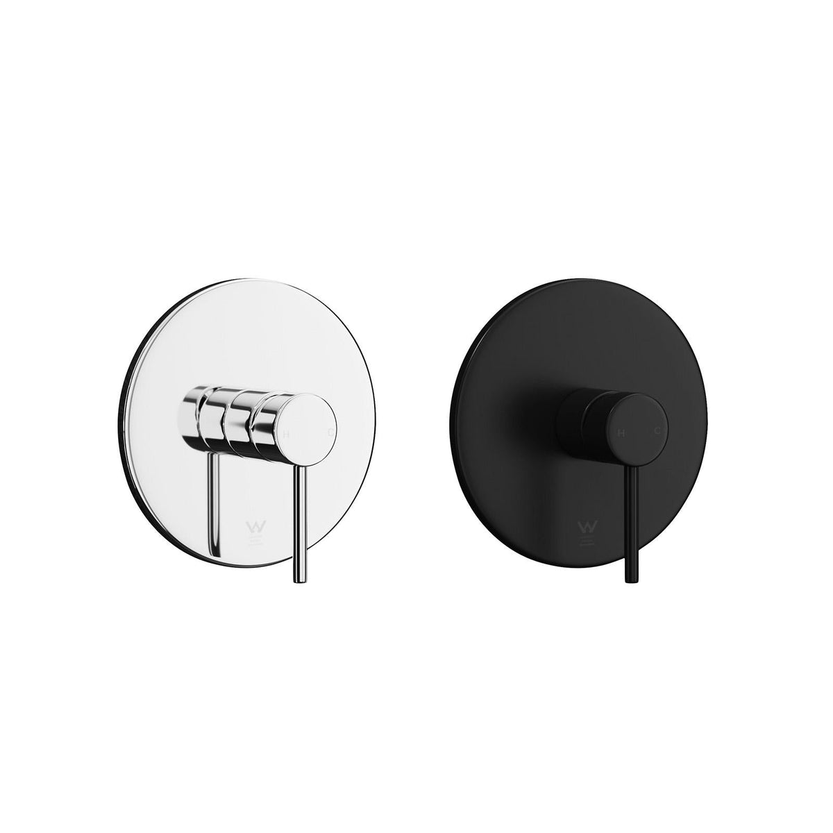 Welba 10" Shower Head Set Square Round Handheld With Shower Mixer Tap Combo WELS