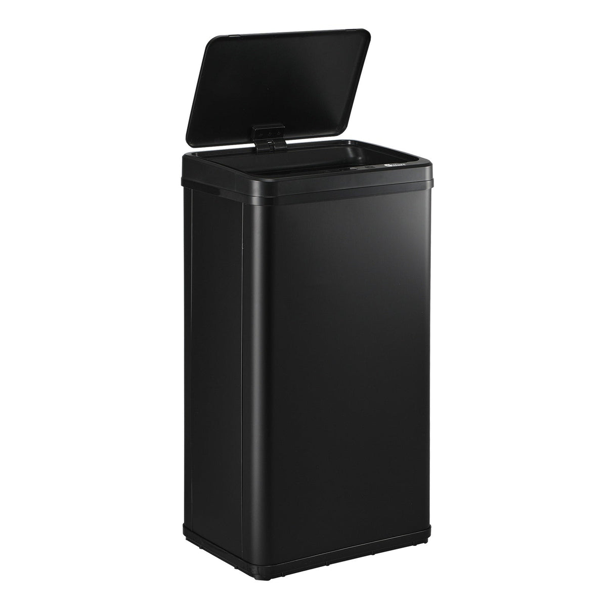Oikiture 40L Motion Sensor Rubbish Bin Kitchen Waste Can Stainless Steel Black