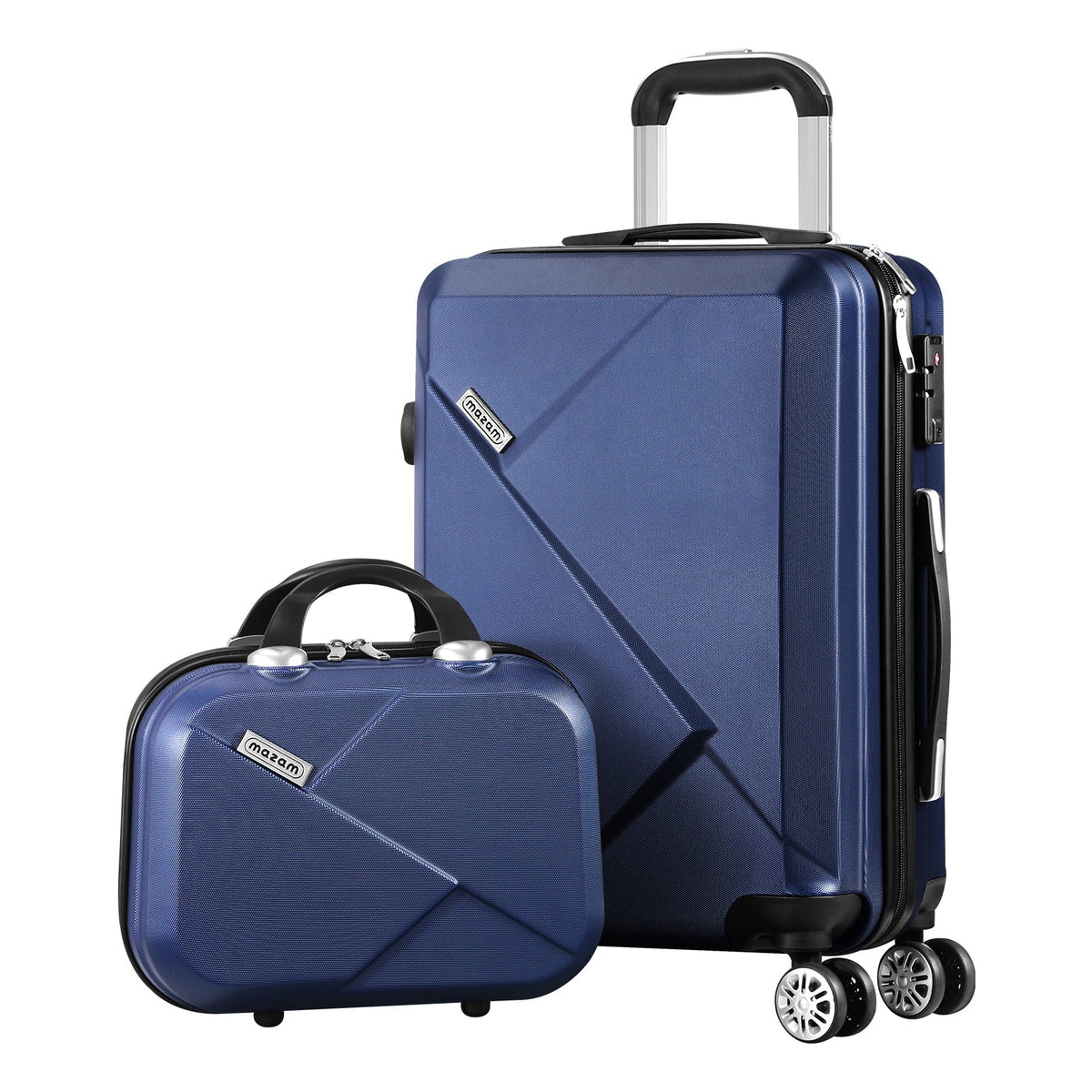 Mazam 1/2/3PCS Luggage Suitcase Trolley Set Travel TSA Lock Storage Hard Case