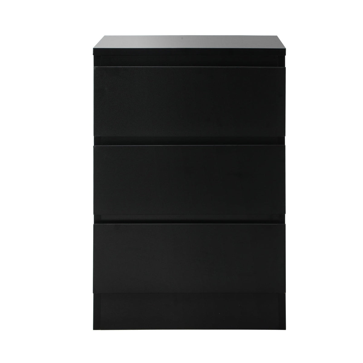 Oikiture Bedside Table 3 Drawers Side Tables Storage Cabinet Nightstand