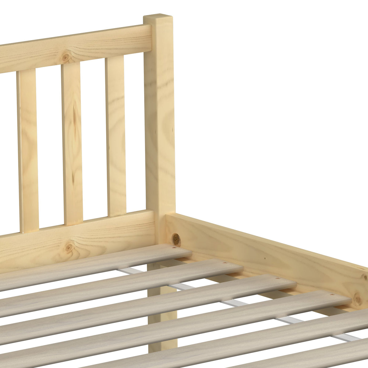 Oikiture Bed Frame Queen Double King Single Wooden Mattress Base Wood Headboard