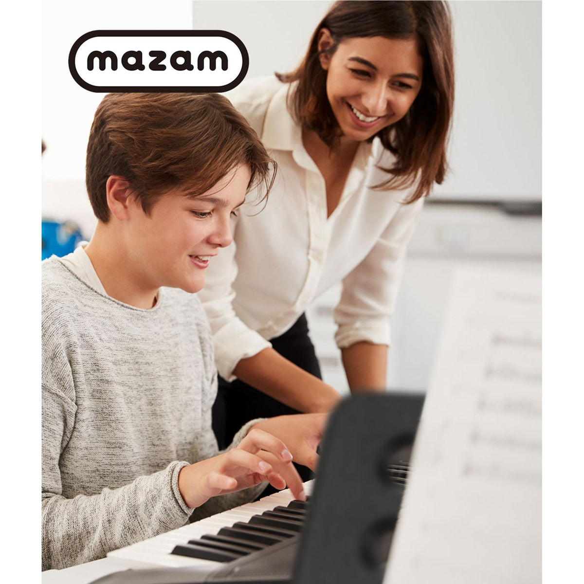 Mazam 61 Keys Electronic Piano Keyboard Electric Keyboards Musical Kids Toy Gift