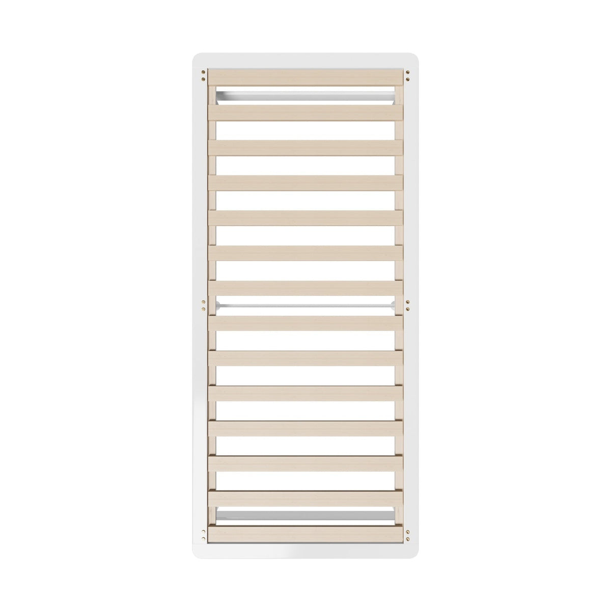 Oikiture Wooden Bed Frame Base Platform Pine Timber King Single Size Beds White