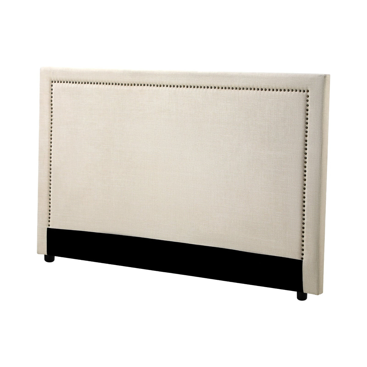HB-ELLE-KS-BG Oikiture King Single Bed Headboard Bedhead Beige