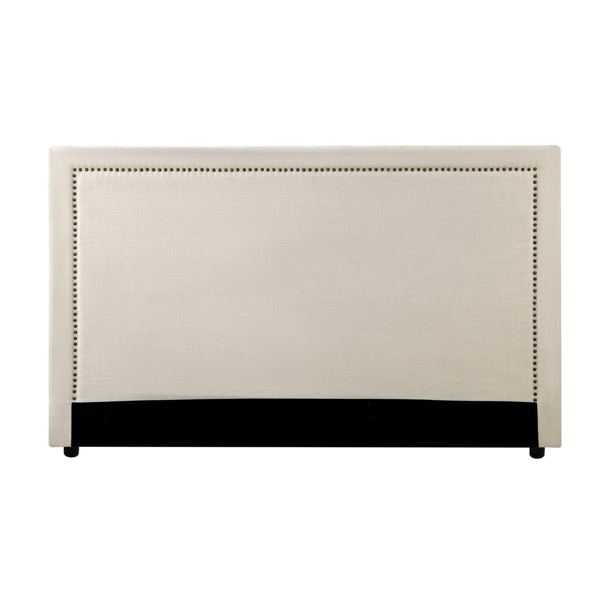 HB-ELLE-KS-BG Oikiture King Single Bed Headboard Bedhead Beige