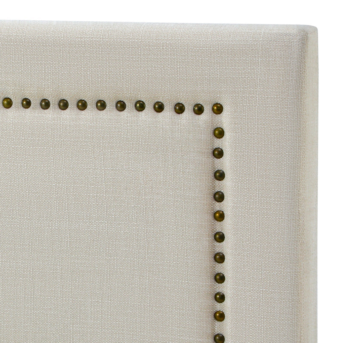 HB-ELLE-KS-BG Oikiture King Single Bed Headboard Bedhead Beige