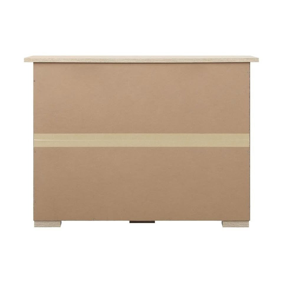 SB-S-A32-WD Oikiture Sideboard with Sliding Doors Wooden
