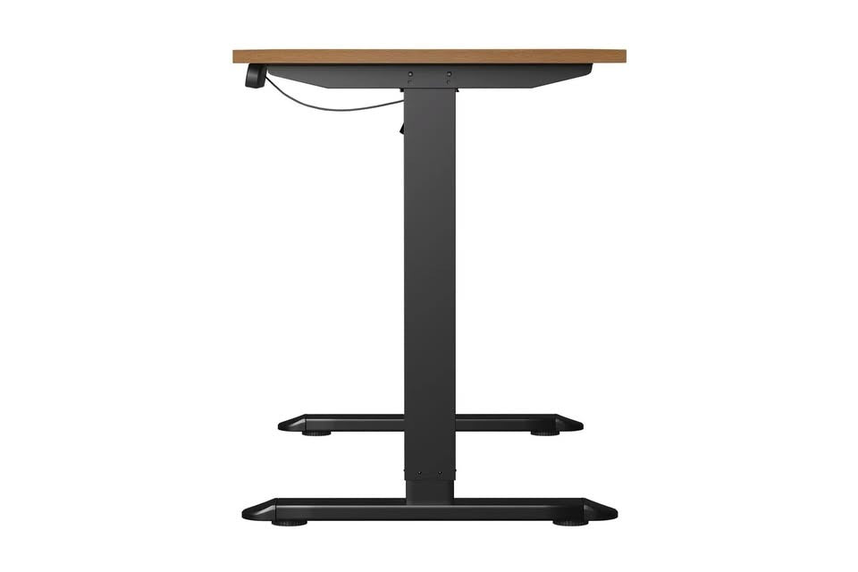 SD-LEG-120M-BK Oikiture 120cm Electric Standing Desk Adjustable Office Table Black