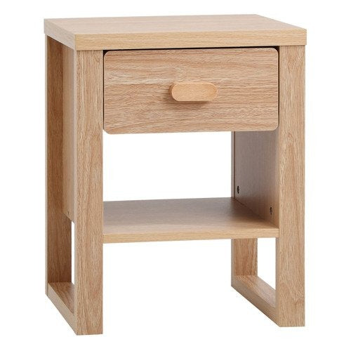BT-CECI-1D-WD Living Fusion Selene Bedside Table