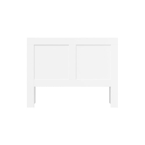 HB-JANE-D-WH-AB Oikiture Bed Head with Shelves Double Size White