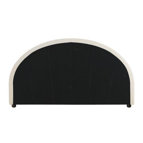 HB-MUNA-K-BG Oikiture Bed Head King Size Headboard Bedhead Fabric Beige