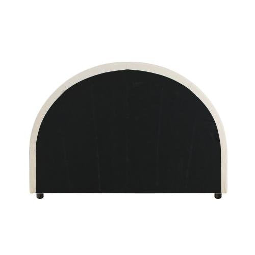 HB-MUNA-S-BG Oikiture Bed Head Single Size Headboard Fabric Beige