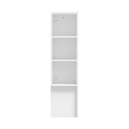 HB-JANE-K-WH-AB Oikiture Bed Head with Shelves King Size White