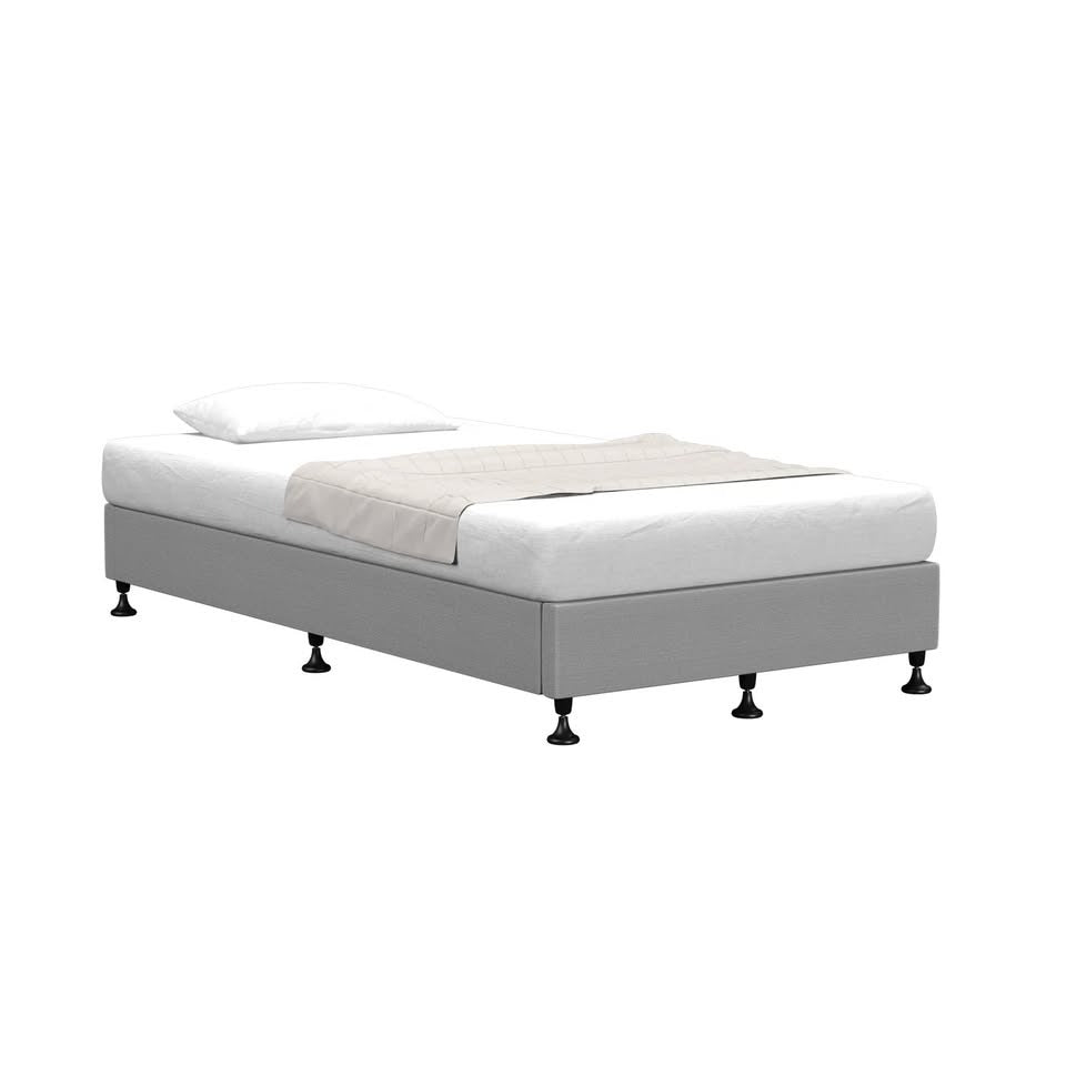 BF-B-ZICO-KS-GY-AB Oikiture Bed Frame King Single Bed Base Platform Grey