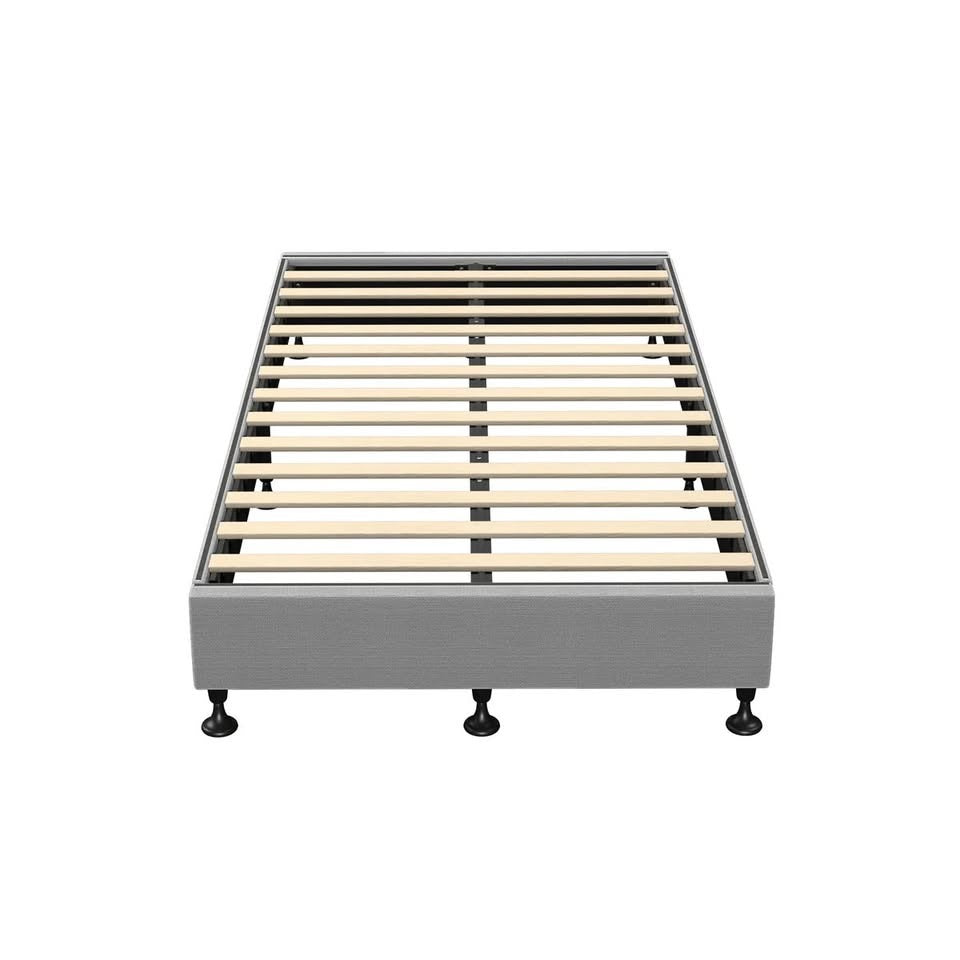 BF-B-ZICO-KS-GY-AB Oikiture Bed Frame King Single Bed Base Platform Grey
