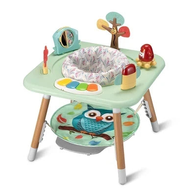 KID-PJC1001-GN PlayPals Baby Activity Center Jumper 360° Rotary Seat 5 Adjustable Heights Green