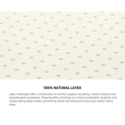 MAT-A11-MONY-SUPK Bedra Super King Mattress 9 Zone Latex Foam Pocket Spring Medium Firm 34cm