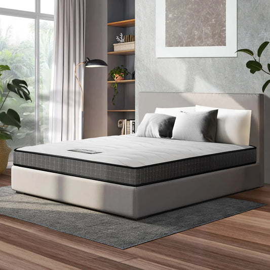 MAT-A14-TAMI-D Bedra Double Mattress Tight Top Bonnell Spring Bed Foam Medium Firm 13CM