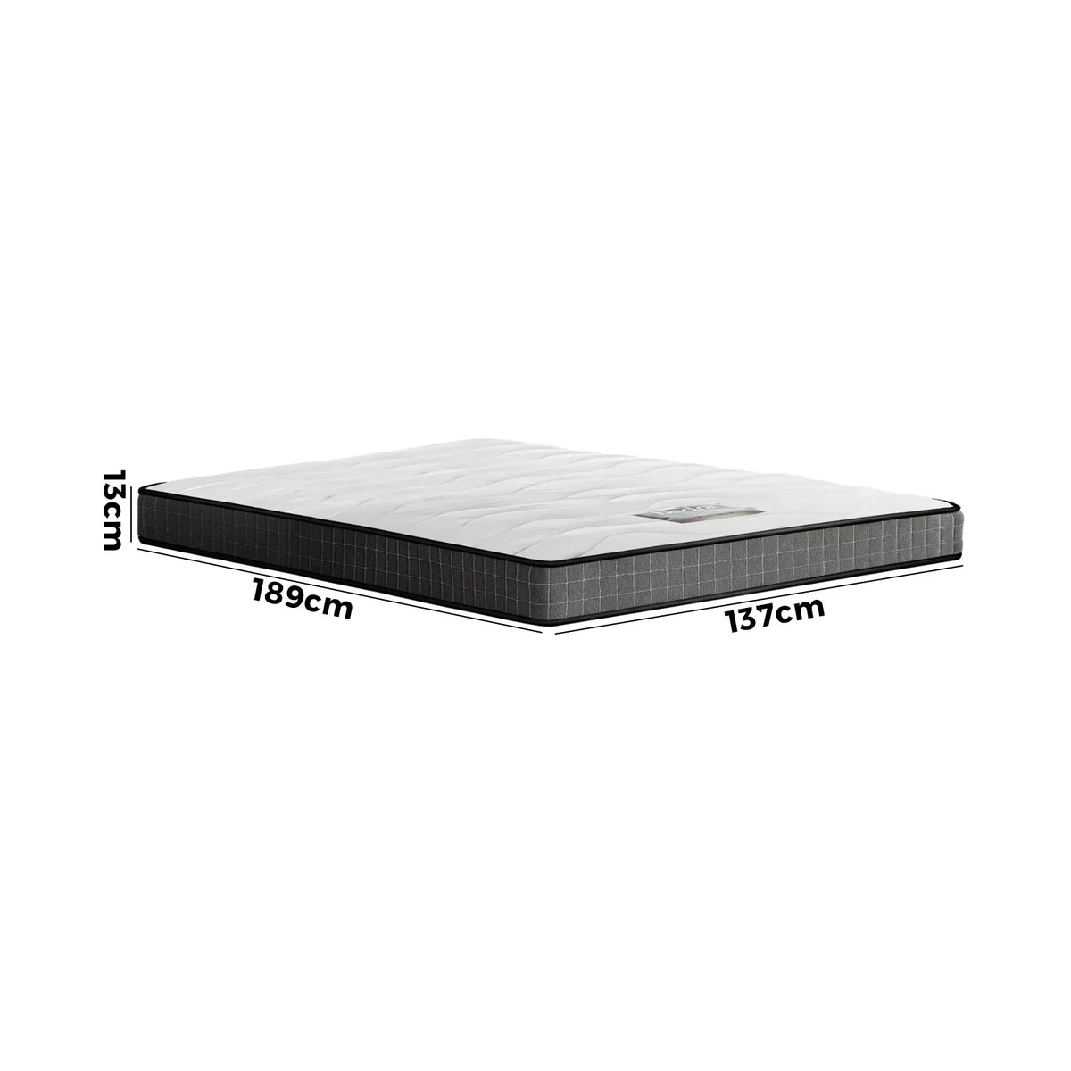 MAT-A14-TAMI-D Bedra Double Mattress Tight Top Bonnell Spring Bed Foam Medium Firm 13CM